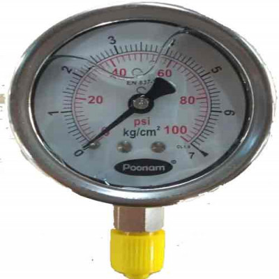 SS Glycerin pressure gauges