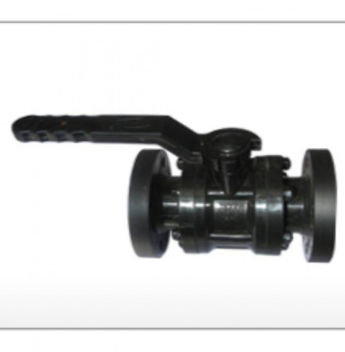 PP Flange End Ball Valve (Black) in  UAE